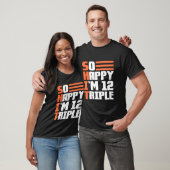 Zo blij dat ik 12 drievoudig 36e verjaardag ben t-shirt (Unisex)