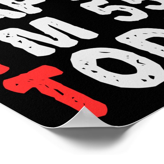 Zo blij dat ik 55th Today grappige Birthday Gift I Poster (Hoek)