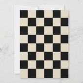 Zo blij dat ik 60 stoutmoedige Beige 60ste verjaar Kaart (Achterkant)