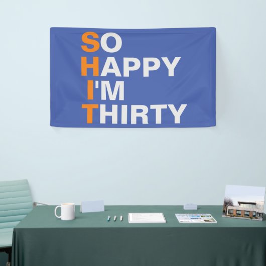 Zo blij dat ik dertig banners ben (Beurs)