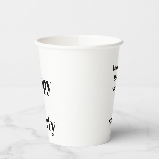 Zo blij dat ik dertig grappige 30ste verjaardagsfe papieren bekers (Links)