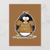 Zo blij dat ik geen Turkse pinguïn ben Briefkaart (Voorkant)
