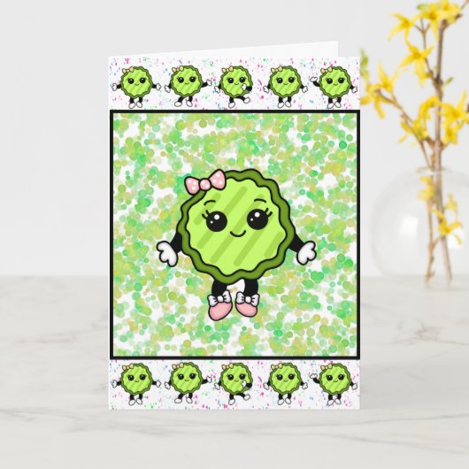 Zo blij dat ik jou heb gekozen | Grappige vriende Kaart (Gele Bloem)