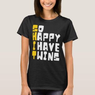Zo blij dat ik tweeling beste vriend familie pa t-shirt
