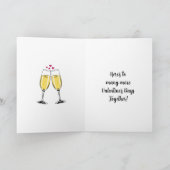 Zo blij dat jij mijn Valentijn bent | Retro Pop Ar Kaart (Binnen)