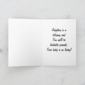 ZO BLIJ MET JE ADOPTIE NIEUWS KAART (Binnen)