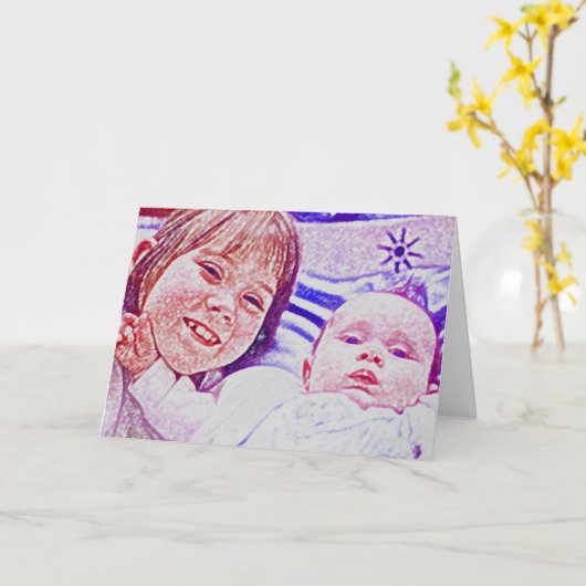 Zo blij om je nieuwe baby te horen kaart (Gele Bloem)