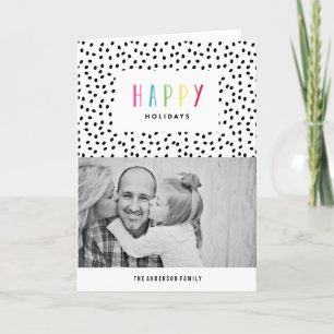 Zo blij   Vakantiedesfoto-Wenskaart Feestdagen Kaart