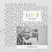 Zo blij | Vakantieknopkaart Feestdagenkaart (Voorkant / Achterkant)