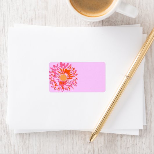 Zo  Bloemenvleermuis Mitzvah print je eigen Label (Insitu)