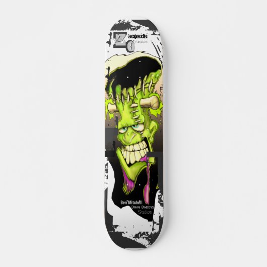 Zo-board van SCORCH Studios Persoonlijk Skateboard (Voorkant)