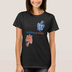 Zo Boven Zo Beneden Engelen Magie Alchemie Occulti T-shirt