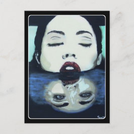 ‘Zo boven, zo beneden’ schilderij op een Briefkaart