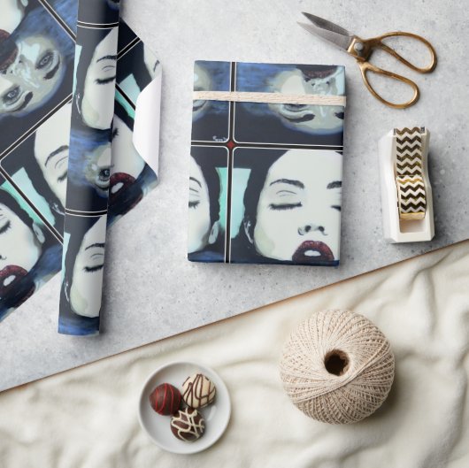 ‘Zo boven, zo beneden’ schilderij op een Cadeaupapier (Crafts)