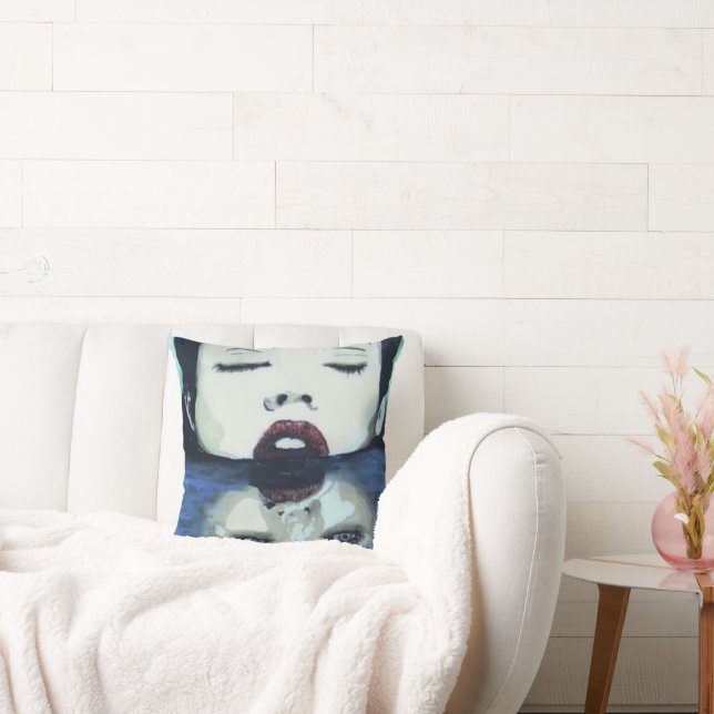 ‘Zo boven, zo beneden’ schilderij op een Kussen (Bank)