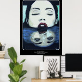 ‘Zo boven, zo beneden’ schilderij op een Poster (Thuiskantoor)