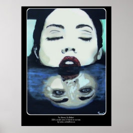 ‘Zo boven, zo beneden’ schilderij op een Poster