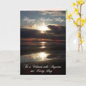 ZO BOVEN, ZO ONDER MOEDERDAG KAART (Gele Bloem)