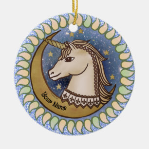 Zo Brave Eenhoorn Keramisch Ornament