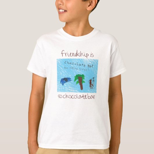 Zo Chocoladebalie-T-shirt voor kinderen T-shirt (Voorkant)