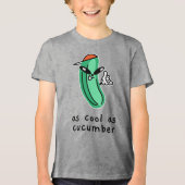 Zo cool als komkommer - Kinder Shirt (Voorkant)