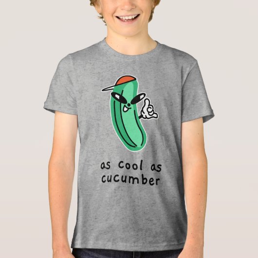Zo cool als komkommer - Kinder Shirt (Voorkant)