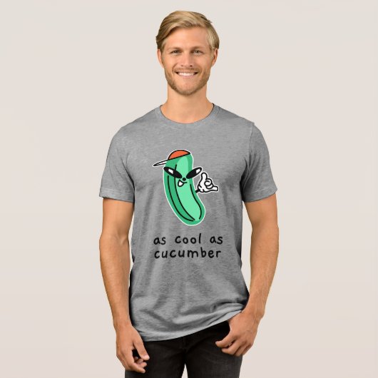 Zo cool als komkommer - Shirt (Voorkant volledig)