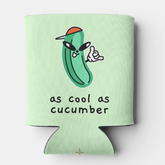 Zo cool als komkommer - Water Cooler (Achterkant)