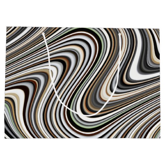 ZO COOL Chic Trendy Patroon Large Cadeautasje (Achterkant)