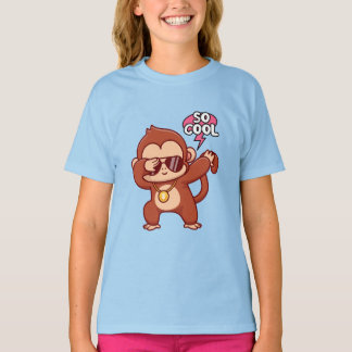 Zo cool Monkey kind T-shirt