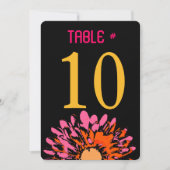 ZO  DAG Bat Mitzvah Table Number Kaart (Voorkant)