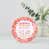 ZO  DAG Bat Mitzvah Uitnodiging (Staand voorkant)