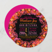 ZO  DAG Bat Mitzvah Uitnodiging (Voorkant / Achterkant)