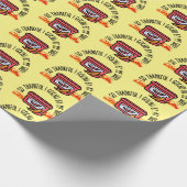 "Zo dankbaar dat ik langs mijn kant ga" Koreaanse  Cadeaupapier (Hoek)