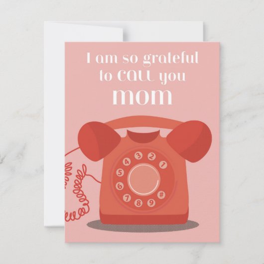 Zo Dankbaar Feestdagenkaart (Voorkant)