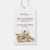 Zo dankbaar voor jou | Herfst Baby shower Cadeaulabel (Voorkant)