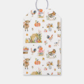 Zo dankbaar voor jou | Herfst Baby shower Cadeaulabel (Achterkant)