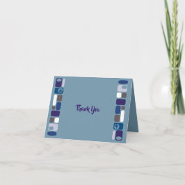 ZO dankt de Bar mitswa van de Bar van mod. u Bedankkaart