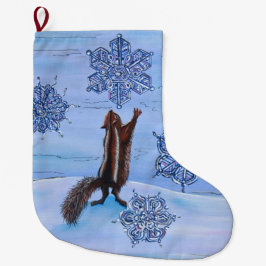 Zo dichtbij. grote kerstsok