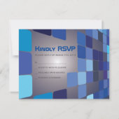 ZO DIGITAL Bar Bat Mitzvah Reply Card RSVP Kaartje (Voorkant)