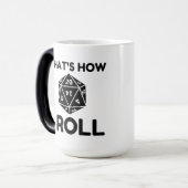 Zo draai ik 20-zijdige dop magische mok (Voorkant links)