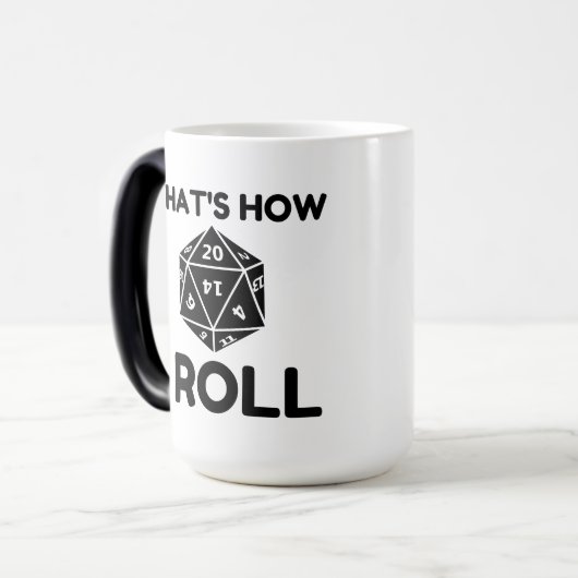 Zo draai ik 20-zijdige dop magische mok (Voorkant links)