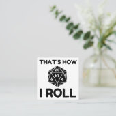 Zo draai ik 20-zijdige dop vierkante visitekaartje (Staand voorkant)