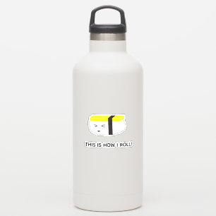 Zo draai ik Sushi Illustratie Sticker