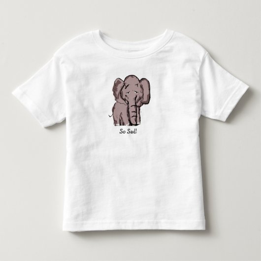 Zo droevig kinder shirts (Voorkant)