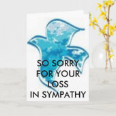 ZO DROEVIG VOOR UW /IN VAN HET VERLIES KAART VAN (Gele Bloem)