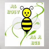 Zo druk als bijen poster (Voorkant)