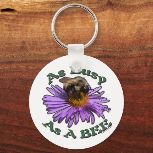 Zo druk als bijen sleutelhanger (Voorkant)