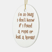 Zo druk! keramisch ornament (Links)