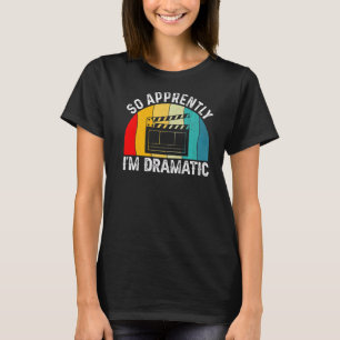 Zo duidelijk ben ik dramatisch breedband-muzikante t-shirt